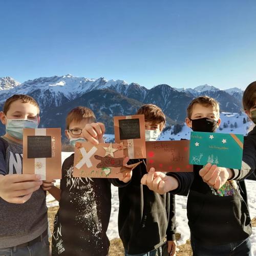 Weihnachtskarten basteln