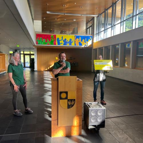 Spendenübergabe Kitzrettung