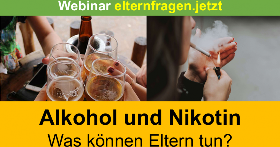Elternfragen Alkohol und Nikotin