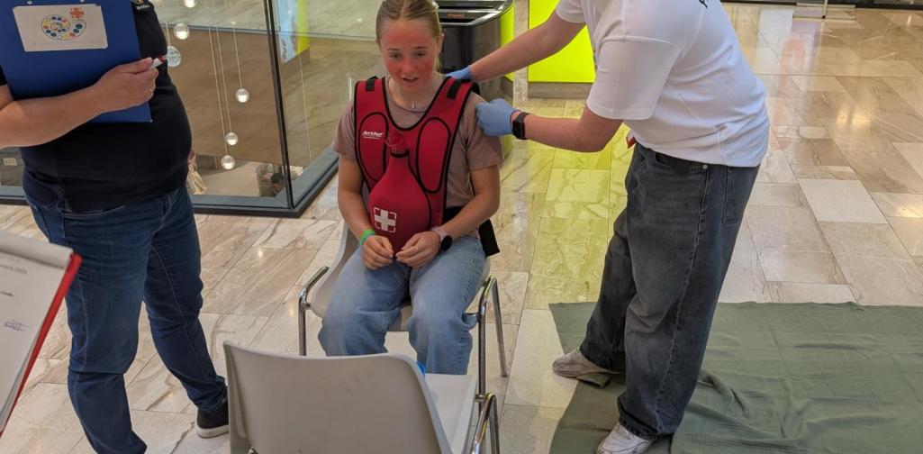 Schwere Verlegung der Atemwege